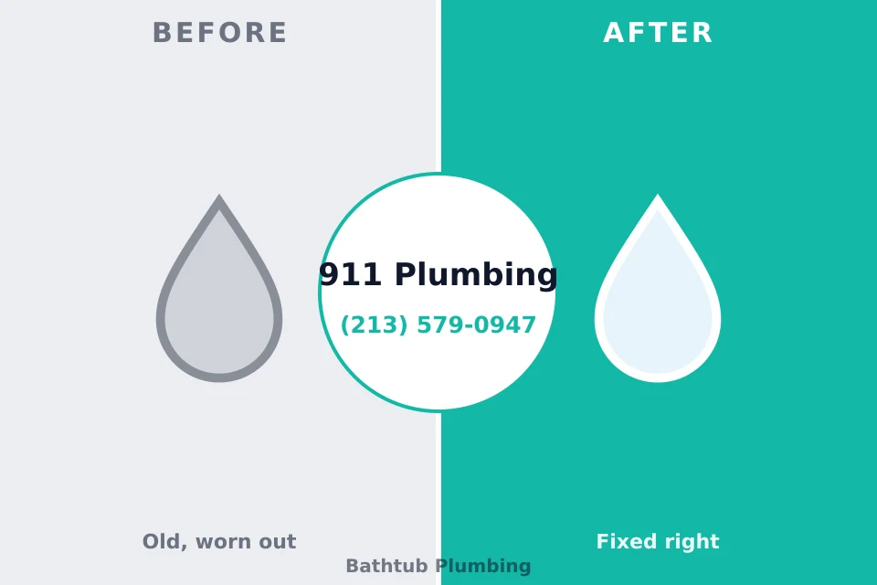 Before and after: plumbing company Kodiak Station, AK